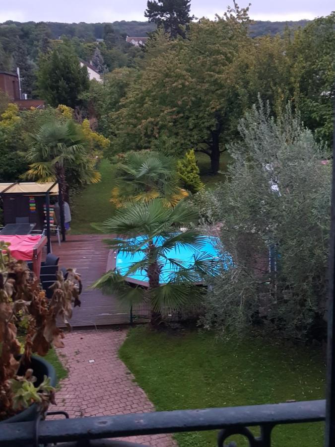 2 Chambres D 'Hotes Chez Un Particulier Avec Piscine Saint-Leu-la-Foret エクステリア 写真